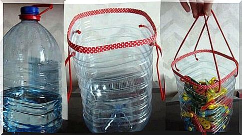 ideas for reusing large plastic bottles