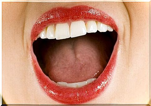 woman's mouth