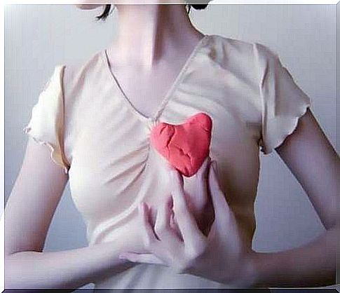 Woman and heart