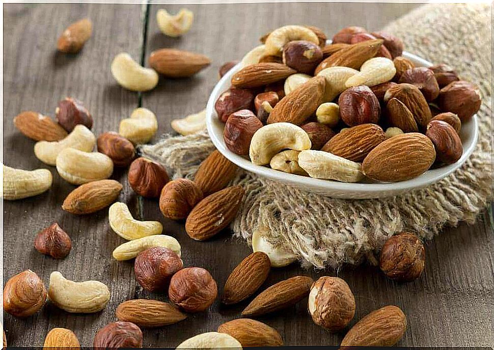 nuts and almonds