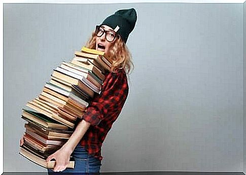 books in a stack