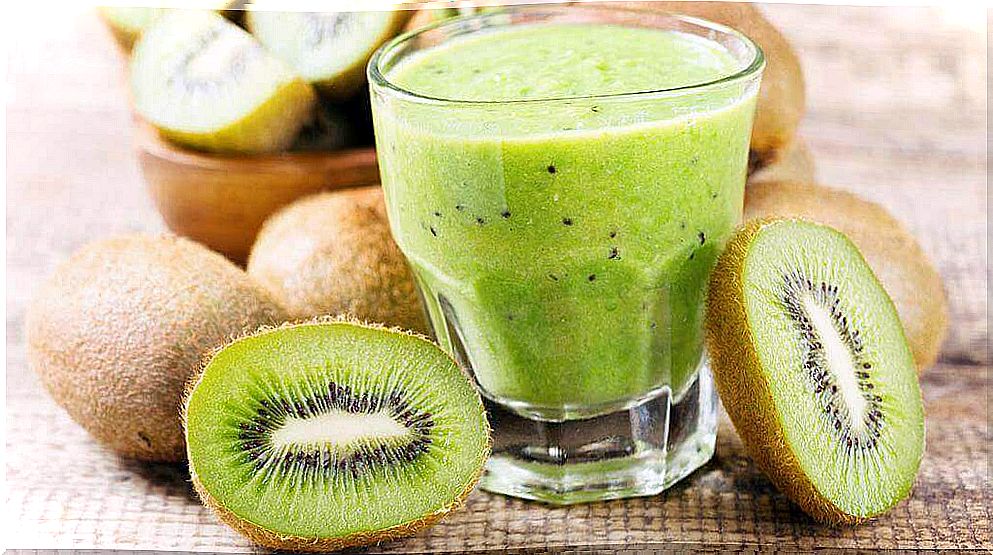 kiwi and spinach