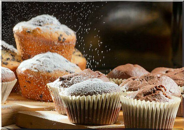 Muffins can also be made sugar-free