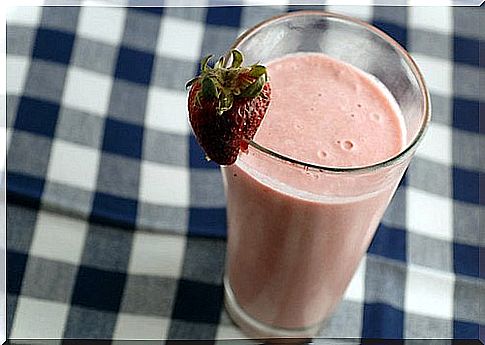 Strawberry smoothies