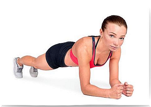 Planking is a great movement to exercise your abdominal muscles.