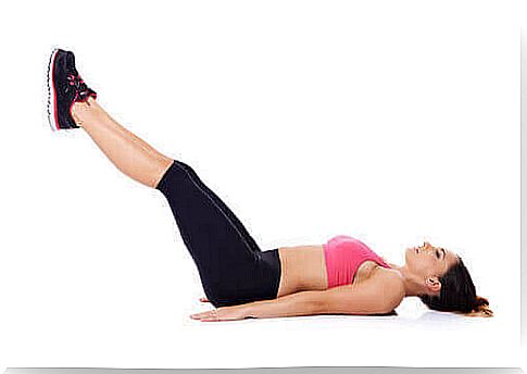 Leg lifting is an effective movement for the abdominal muscles.