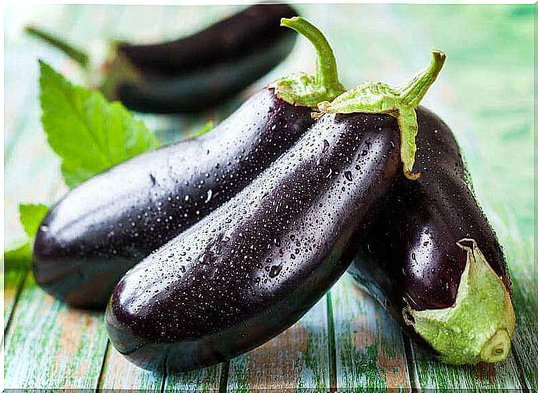 moist eggplants