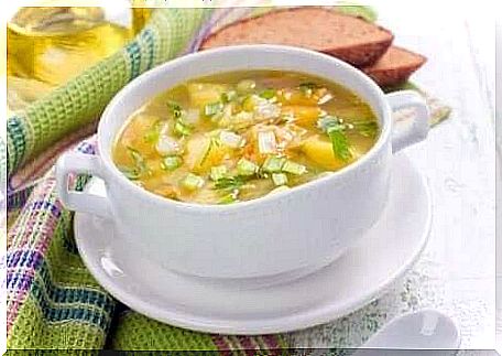 You can make vegetable soups for the whole family from leftovers from other meals